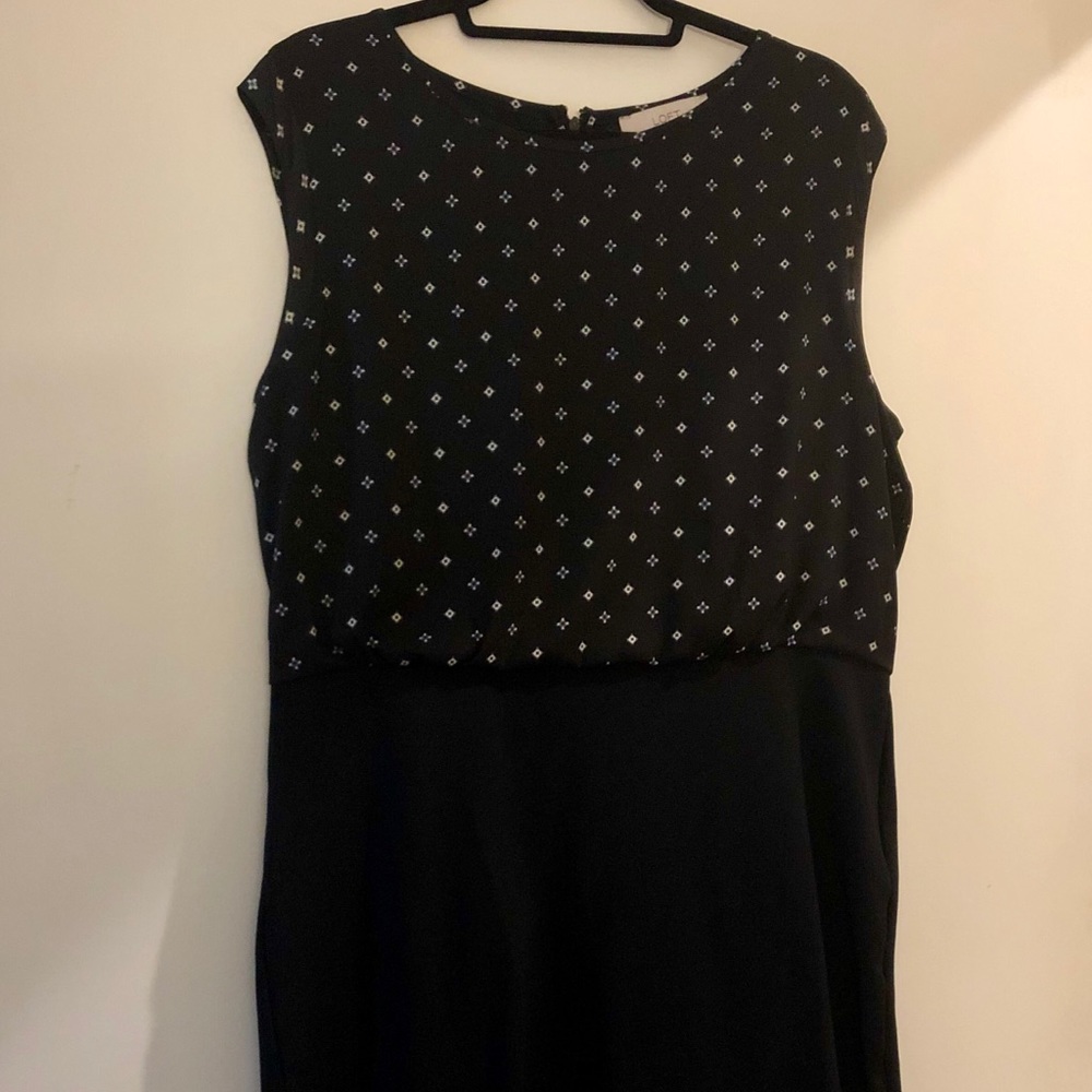 Blouse-and-skirt style sheath dress